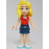 Friends Matilde - Red Top, Dark Blue Layered Skirt, White Shoes – ПРИЯТЕЛИ