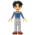 Friends Niko - Sand Blue Jacket, Light Bluish Gray Trousers, Reddish Brown Shoes – ПРИЯТЕЛИ