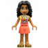 Friends Adi - Coral Overalls Skirt, Bright Light Yellow Shirt, Gold Sandals – ПРИЯТЕЛИ