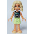 Friends Nova - Black and White Shirt with Video Game Controller, Yellowish Green Shorts, Bright Light Yellow Sandals – ПРИЯТЕЛИ