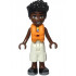Friends Zac - Yellow and Dark Turquoise Wet Suit, Orange Life Jacket, White Trousers Cropped Large Pockets, Black Shoes – ПРИЯТЕЛИ