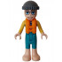 Friends Gunnar - Dark Turquoise and Yellow Wetsuit Long Sleeves, Dark Bluish Gray Knitted Cap, Orange Life Jacket, Bare Feet – ПРИЯТЕЛИ