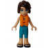 Friends Marco - Dark Turquoise and Yellow Sleeveless Wetsuit, Orange Life Jacket, Dark Blue Sandals – ПРИЯТЕЛИ