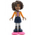 Friends Aliya - Orange Jacket over Dark Pink Sweater, Dark Blue Skirt, Dark Pink Snowshoes – ПРИЯТЕЛИ