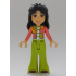 Friends Liann - Coral Jacket, Lime Trousers Bell-Bottoms, Dark Red Shoes – ПРИЯТЕЛИ
