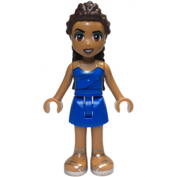 Friends Andrea (Adult) - Blue Halter Dress with Silver Straps – ПРИЯТЕЛИ