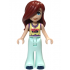 Friends Paisley - Bright Light Yellow and Medium Lavender Tank Top, Light Aqua Trousers Bell-Bottoms, Dark Blue Shoes – ПРИЯТЕЛИ