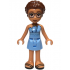 Friends Olivia (Adult) - Bright Light Blue Dress, Black Sandals – ПРИЯТЕЛИ