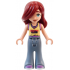 Friends Paisley - Bright Light Yellow and Medium Lavender Tank Top, Sand Blue Trousers Bell-Bottoms, Medium Lavender Shoes – ПРИЯТЕЛИ