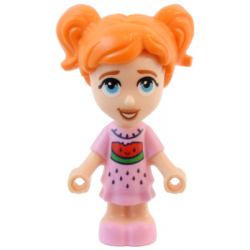 Friends Ella - Micro Doll, Bright Pink Watermelon Dress – ПРИЯТЕЛИ