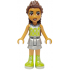 Friends Andrea (Adult) - Flat Silver Skirt, Lime Halter Top and Boots – ПРИЯТЕЛИ