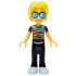 Friends Alexander - Striped Top, Black Legs, Sand Blue Shoes – ПРИЯТЕЛИ