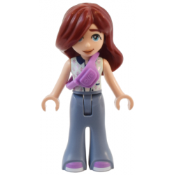 Friends Paisley - Light Aqua Vest, Sand Blue Trousers Bell-Bottoms, Medium Lavender Shoes, Belt Bag – ПРИЯТЕЛИ