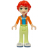 Friends Mia (Adult) - Dark Azure Shirt, Orange Sweater, Yellowish Green Pants, White Shoes with Dark Blue Soles and Laces – ПРИЯТЕЛИ