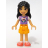 Friends Liann - Medium Lavender Top, Bright Light Orange Shorts, Coral Shoes – ПРИЯТЕЛИ