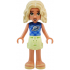 Friends Nova - Blue Shirt with Classic Space Logo, Yellowish Green Shorts, Bright Light Yellow Sandals – ПРИЯТЕЛИ