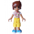 Friends Leo - White Shirt with Coral Flowers, Yellow Trousers Cropped Large Pockets, Medium Azure Shoes – ПРИЯТЕЛИ