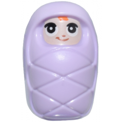Baby / Infant - with Stud Holder on Back with Smiling Face, Large Eyes and Orange Hair Pattern (Baby Ella) (6483678) – ПРИЯТЕЛИ