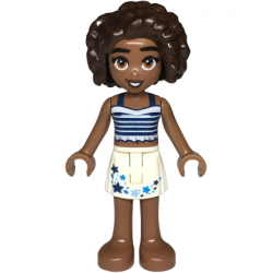 Friends Aliya - Dark Blue Top, White Skirt with Stars – ПРИЯТЕЛИ
