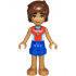 Friends Leo - Red and White Sleeveless Wetsuit, Blue Shorts – ПРИЯТЕЛИ