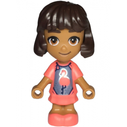 Friends Alba - Micro Doll, Coral Dress – ПРИЯТЕЛИ