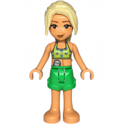 Friends Sara - Lime Bikini Top, Bright Green Shorts – ПРИЯТЕЛИ