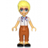 Friends Olly - White Shirt with Bandana, Dark Orange Trousers, Black Shoes – ПРИЯТЕЛИ