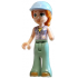Friends Autumn - Lavender Sleeveless Jacket with Flowers, Sand Green Trousers Bell-Bottoms, Medium Nougat Shoes, Bright Light Blue Horse Riding Helmet – ПРИЯТЕЛИ