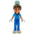 Friends Eniko - Dark Azure Shirt, Blue Trousers, Nurse Hat – ПРИЯТЕЛИ
