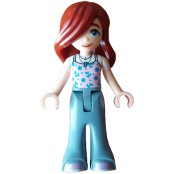 Friends Paisley - Bright Pink Tank Top, Sand Blue Trousers Bell-Bottoms, Medium Lavender Shoes – ПРИЯТЕЛИ
