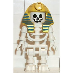 Skeleton with Standard Skull, Yellow Mummy Headdress with Pattern – ПРИЛЮЧЕНЦИ