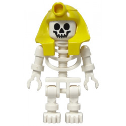 Skeleton with Standard Skull, Yellow Mummy Headdress – ПРИЛЮЧЕНЦИ