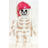 Skeleton - Standard Skull, Floppy Arms, Red Bandana with Single Tail in Back – ПИРАТИ
