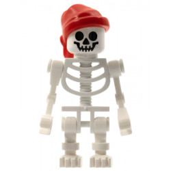 Skeleton, Fantasy Era Torso with Standard Skull, Mechanical Arms, Red Bandana with Single Tail in Back – ОБУЧИТЕЛНИ