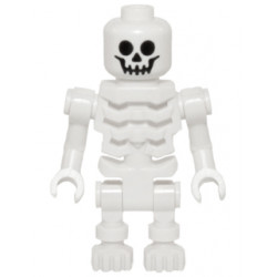 Skeleton with Standard Skull, Angular Rib Cage, Bent Arms – НИНДЖАГО