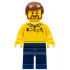 LEGO Store Employee, Dark Blue Legs, Brown Beard – МАРКА ЛЕГО