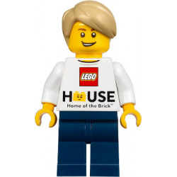 LEGO House Minifigure - LEGO Logo, 'Home of the Brick' – МАРКА ЛЕГО