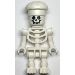 Skeleton - Standard Skull, Bent Arms Vertical Grip, White Chef Toque – ПРИЯТЕЛИ