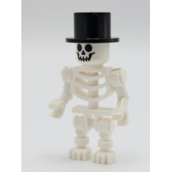 Skeleton - Standard Skull, Bent Arms Horizontal Grip, Black Top Hat – ГРАДСКИ