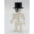 Skeleton - Standard Skull, Bent Arms Horizontal Grip, Black Top Hat – ГРАДСКИ