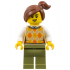 Corner Kiosk Customer - Female, Tan Knit Argyle Sweater Vest, Olive Green Legs, Reddish Brown Side Ponytail – ПРОМОЦИОНАЛНИ