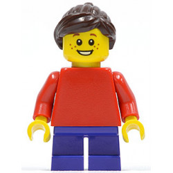 Plain Red Torso with Red Arms, Dark Purple Short Legs, Dark Brown Ponytail and Swept Sideways Fringe – ПРАЗНИЦИ И СЪБИТИЯ