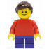 Plain Red Torso with Red Arms, Dark Purple Short Legs, Dark Brown Ponytail and Swept Sideways Fringe – ПРАЗНИЦИ И СЪБИТИЯ