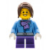 Medium Blue Jacket with Light Purple Scarf, Dark Purple Short Legs, Dark Brown Hair Ponytail Long with Side Bangs – ПРАЗНИЦИ И СЪБИТИЯ