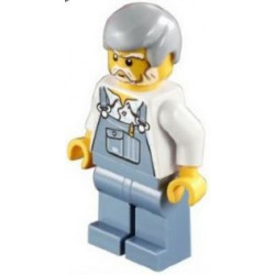 Overalls Sand Blue, Sand Blue Legs, Light Bluish Gray Male Hair, White Beard – ПРАЗНИЦИ И СЪБИТИЯ