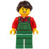 Overalls Farmer Green, Dark Brown French Braided Female Hair – ПРАЗНИЦИ И СЪБИТИЯ