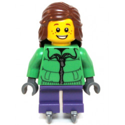 Winter Jacket Zipper, Dark Purple Short Legs, Reddish Brown Female Hair Mid-Length, Ice Skates – ПРАЗНИЦИ И СЪБИТИЯ