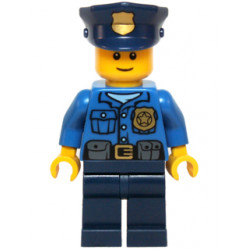 Police - Gold Badge, Police Hat, Black Eyebrows, Smile – ПРАЗНИЦИ И СЪБИТИЯ