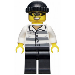 Police - Jail Prisoner 86753 Prison Stripes, Black Knit Cap, Mask – ПРАЗНИЦИ И СЪБИТИЯ