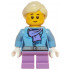 Medium Blue Jacket with Light Purple Scarf, Medium Lavender Short Legs, Bright Light Yellow Ponytail and Swept Sideways Fringe – ПРАЗНИЦИ И СЪБИТИЯ
